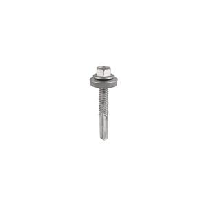 5.5x80mm HS80G16 Heavy Section Hex Head Self Drill Tek Screws with 16mm washer